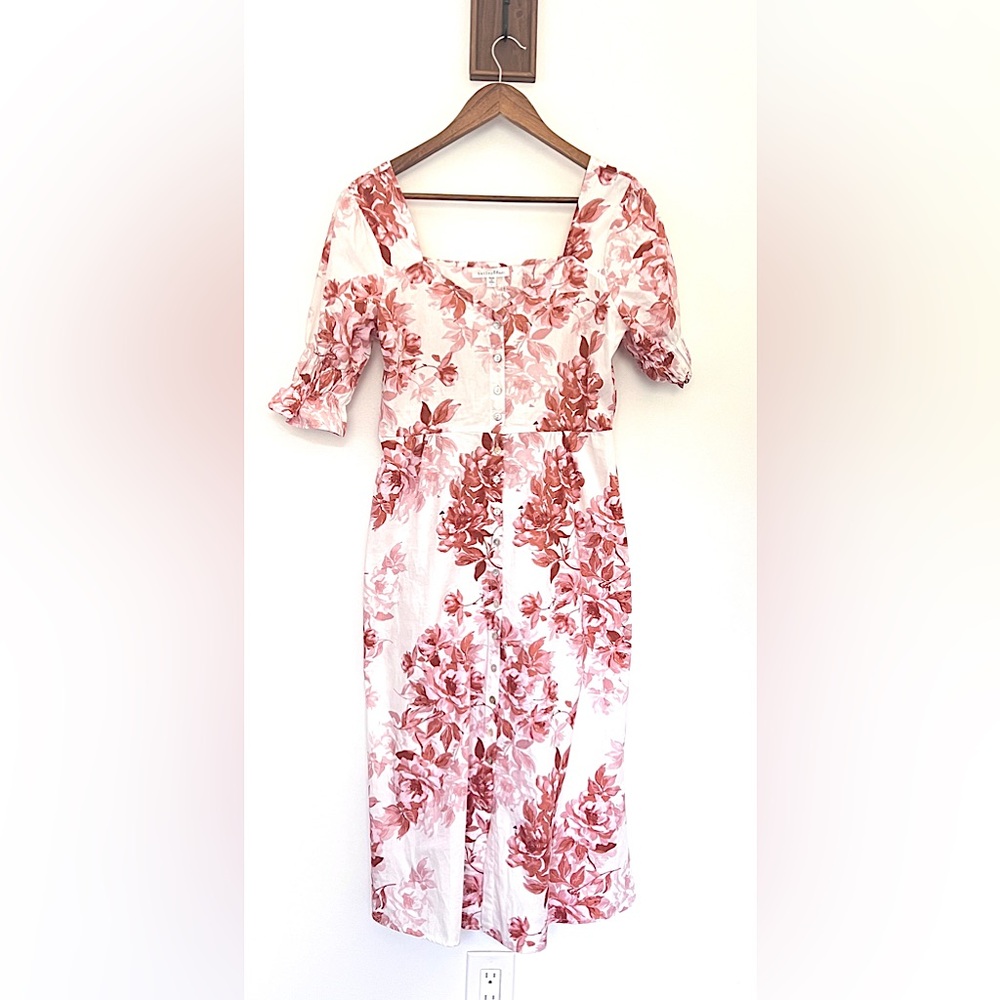 Bailey Blue Floral Midi Dress